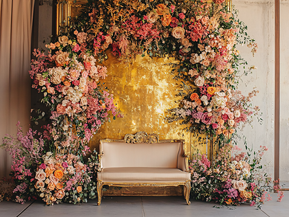 Floral Wedding Backdrop