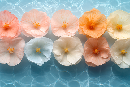 Flowers In Water