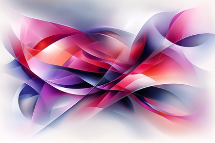 Flowing Abstract Ribbons