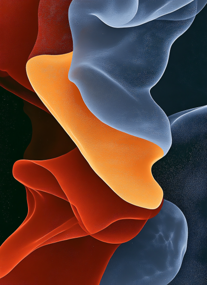 Flowing Abstract Ribbons