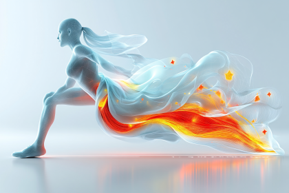 Flowing Energy Woman