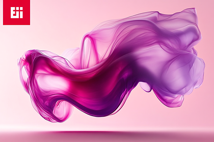 Flowing Purple Fabric Abstract