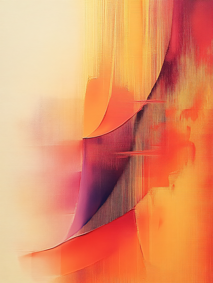 Flowing Warmth Abstract