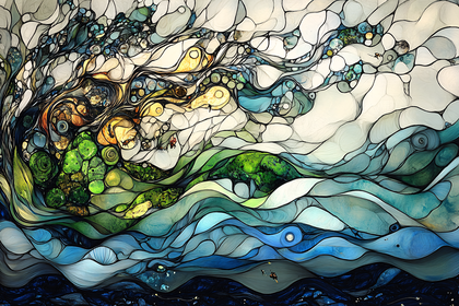 Flowing Waterscape