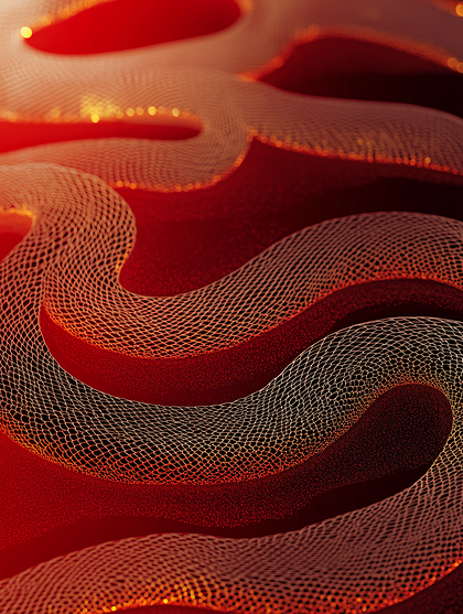 Flowing Waves of Light
