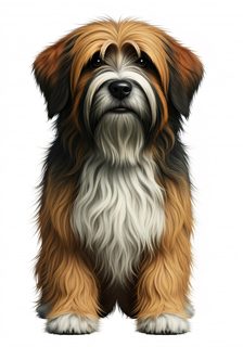 fluffy tibetan terrier