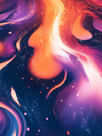 Fluid Color Swirl
