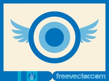 Flying Circles Free Vector