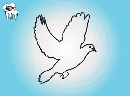 Dove Vector Delight: Grace Your Projects with 6 Free Flying Dove Vectors