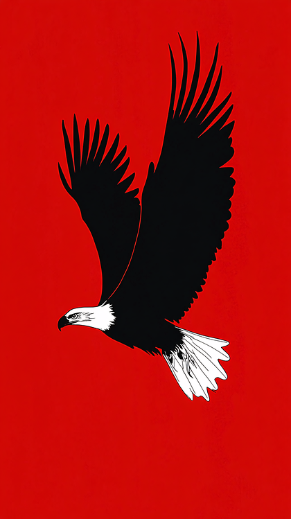 Flying Eagle Silhouette
