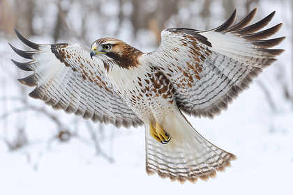 Flying Hawk Bird