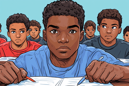 Focused Student In Classroom