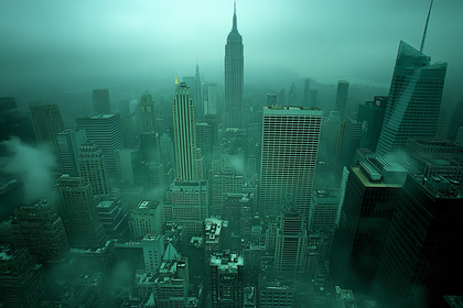 Fog Over New York City