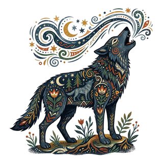 folk-art-wolf
