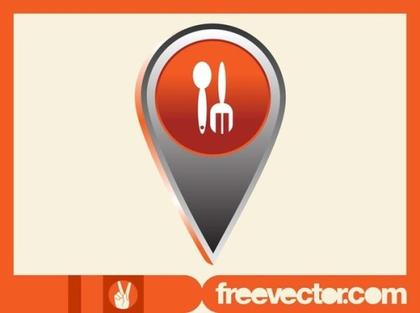Food Pointer Icon Free Vector