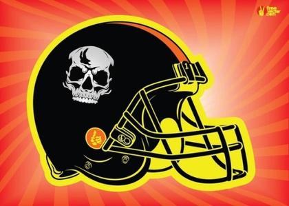 Football Helmet Free Vector