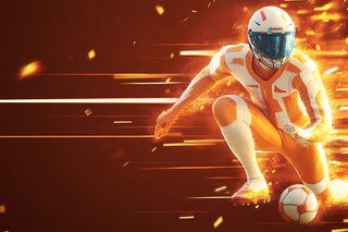Football Player Dynamic Motion