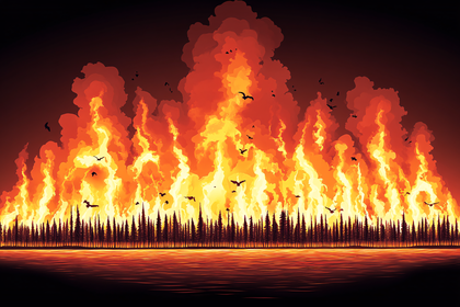 Forest Fire Devastation