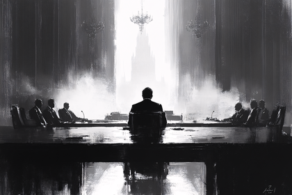 Formal Meeting Scene