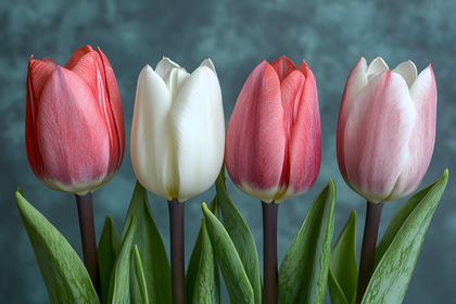 Four Tulips