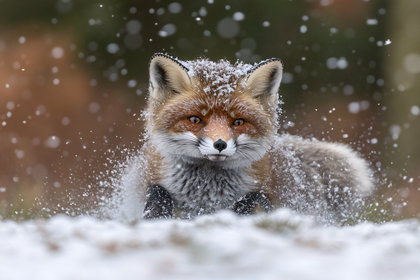 Fox In Snow