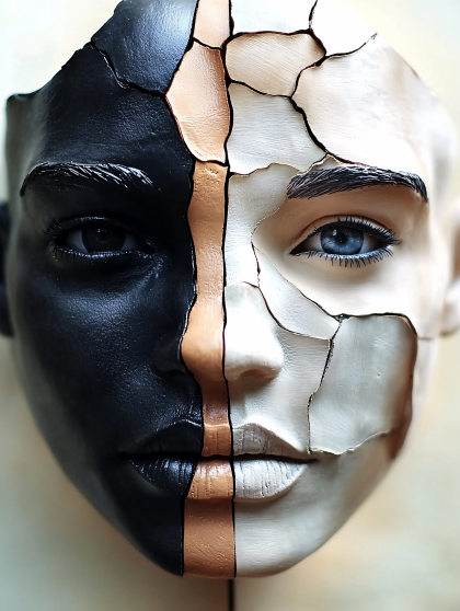 Fractured Duality Face