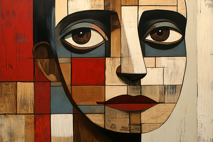 Fragmented Face Portrait