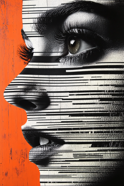 Fragmented Female Profile