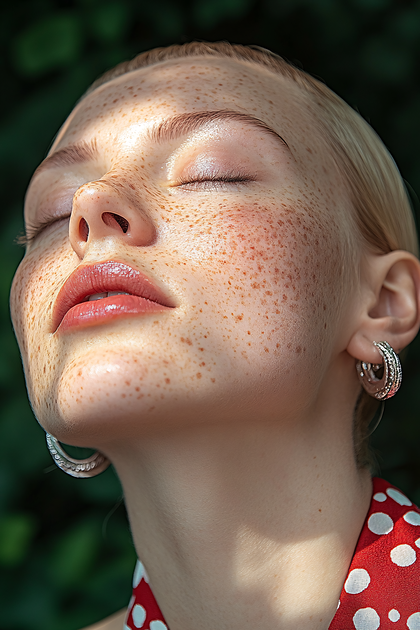 Freckled Beauty