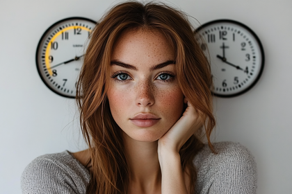 Freckled Beauty with Time Zones