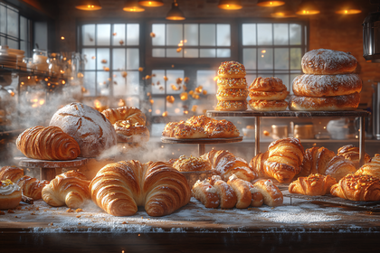 Freshly Baked Goods Display