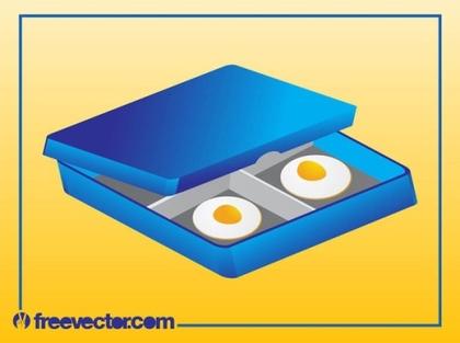 Fried Eggs Free Vector