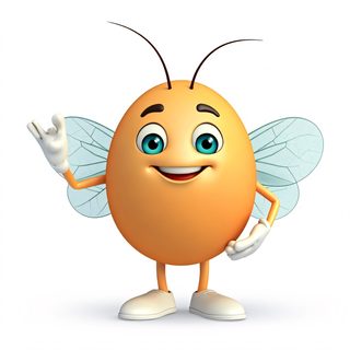 cartoon bee character