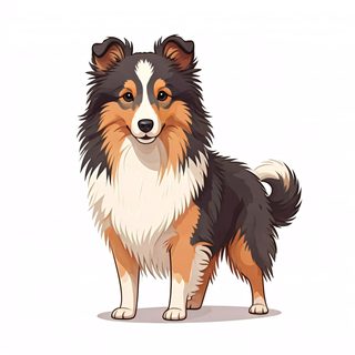 Cartoon Sheltie