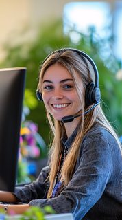 Friendly Customer Service Representative
