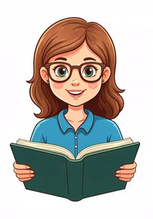 girl reading book