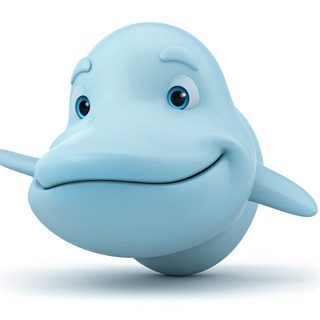 cute blue whale