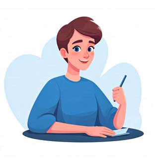 student-writing-illustration
