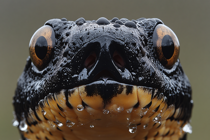 Frog Face Close Up