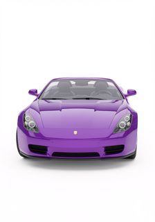 purple convertible sports car