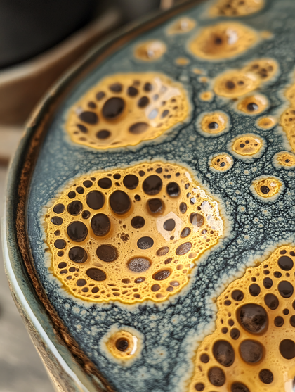 Frothy Coffee Surface