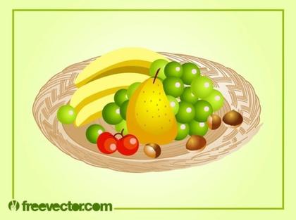 Fruit Platter Free Vector