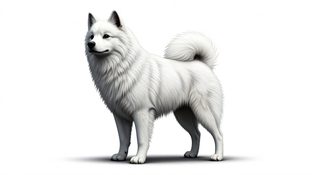 white samoyed dog