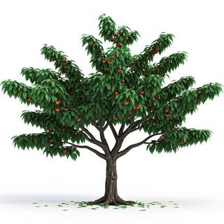 fruit tree illustration