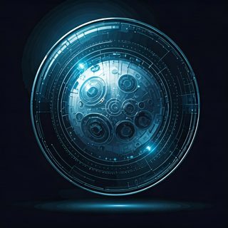 futuristic tech sphere