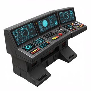Sci-Fi Control Console