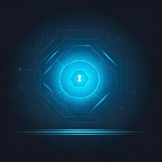 glowing digital lock