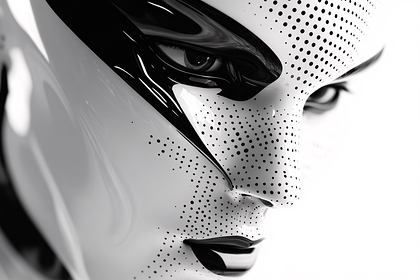 Futuristic Female Face