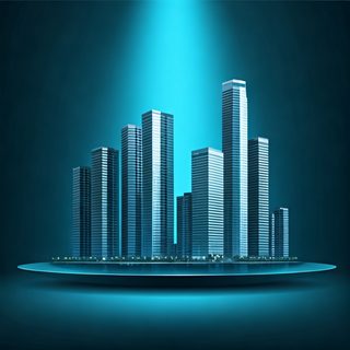 futuristic city skyline
