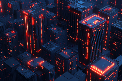 Futuristic Neon Cityscape